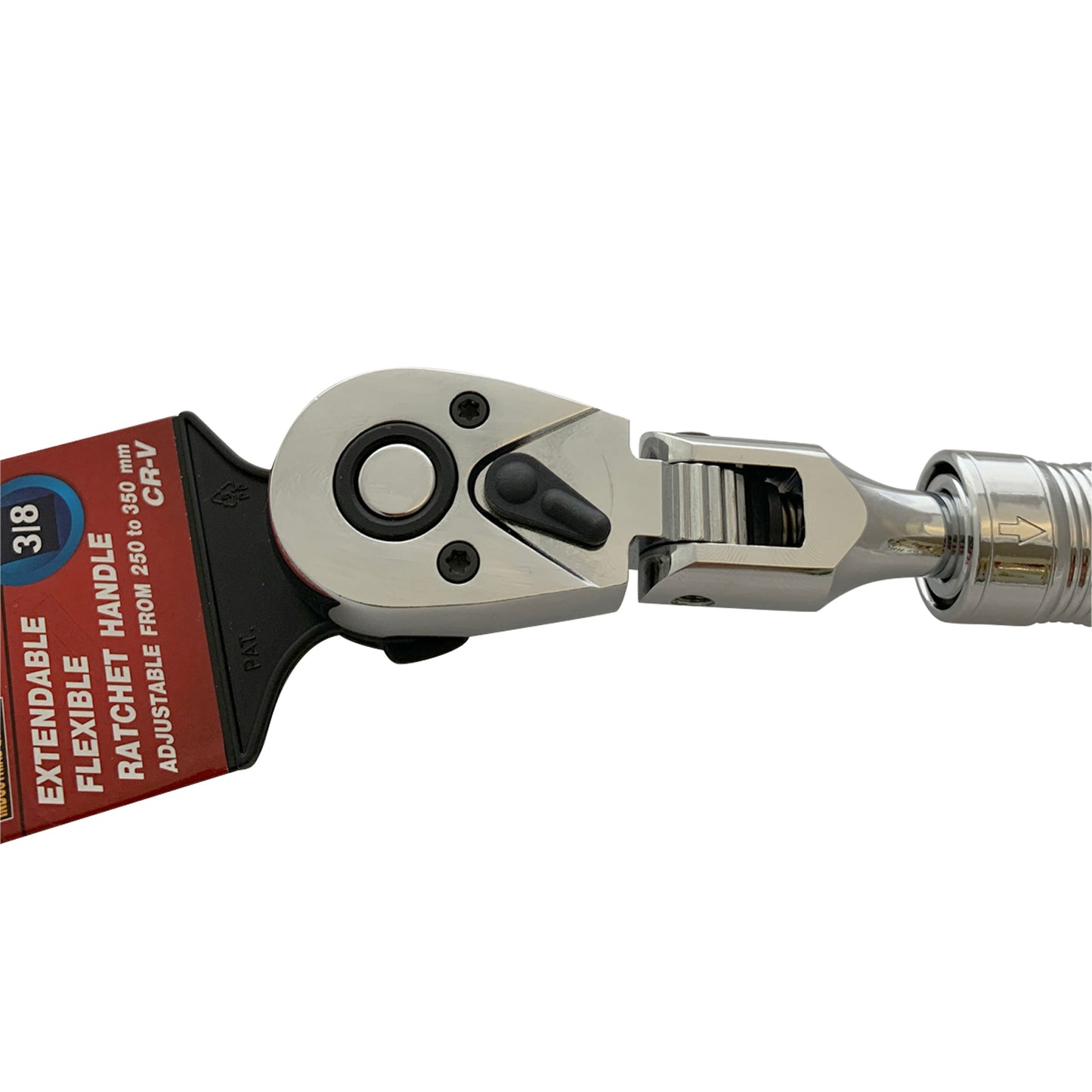 3/8" Dr. TAIWAN MADE Flexible Extendable Ratchet Handle Adjustable 25- 35cm