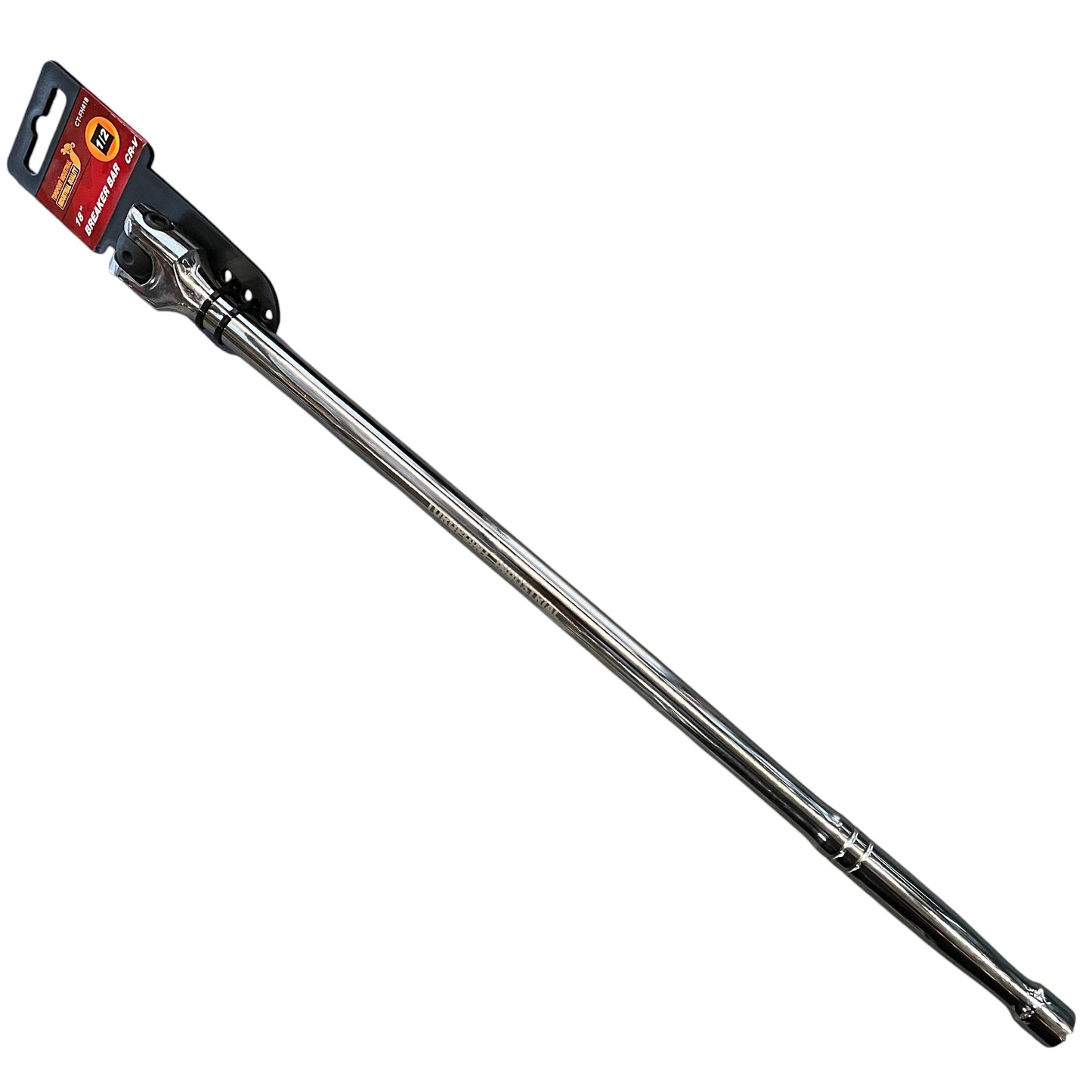 1/2" Dr. x 18" (450mm) TAIWAN MADE Breaker Bar Flex Handle CR-V Mirror Steel