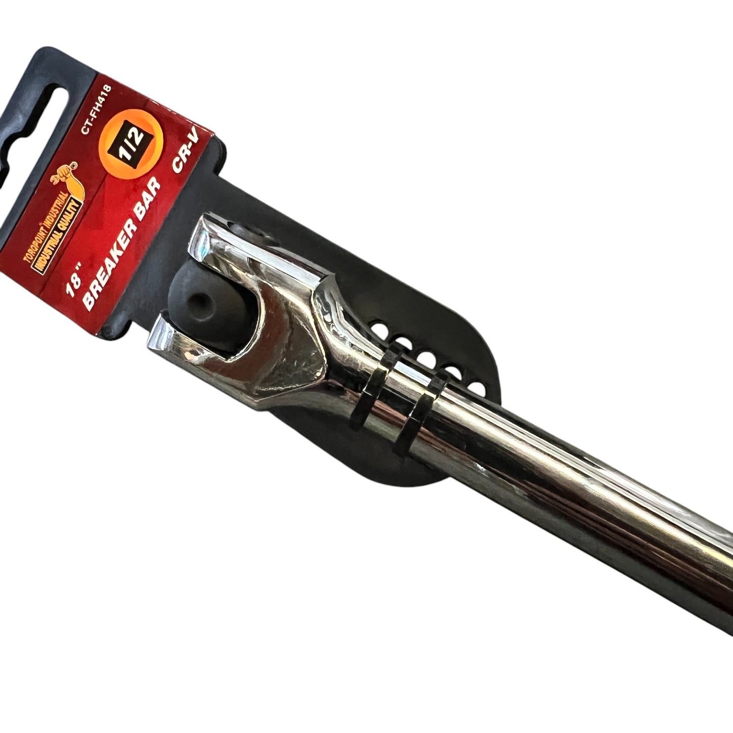 1/2" Dr. x 18" (450mm) TAIWAN MADE Breaker Bar Flex Handle CR-V Mirror Steel