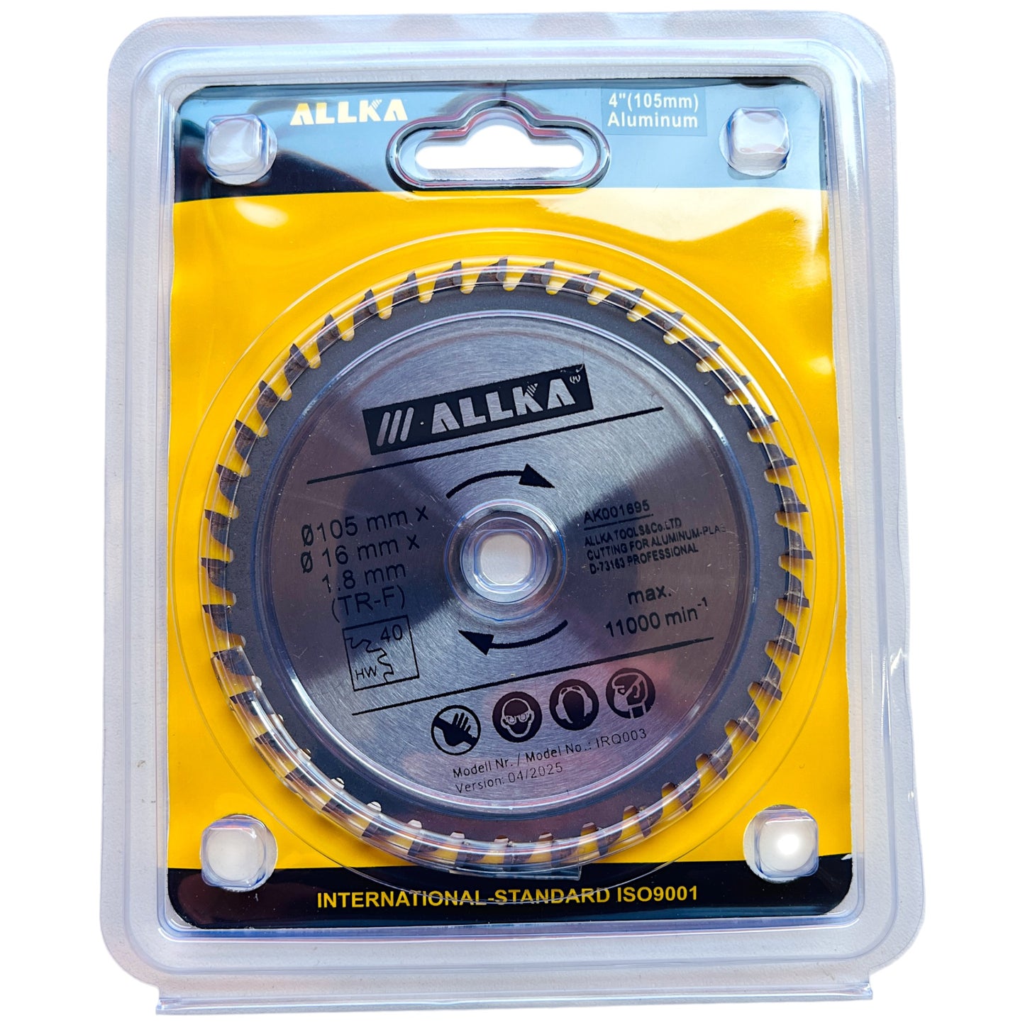 4" (100mm) x 40 Teeth Aluminium Cut Circular Saw Blade + wood + PVC