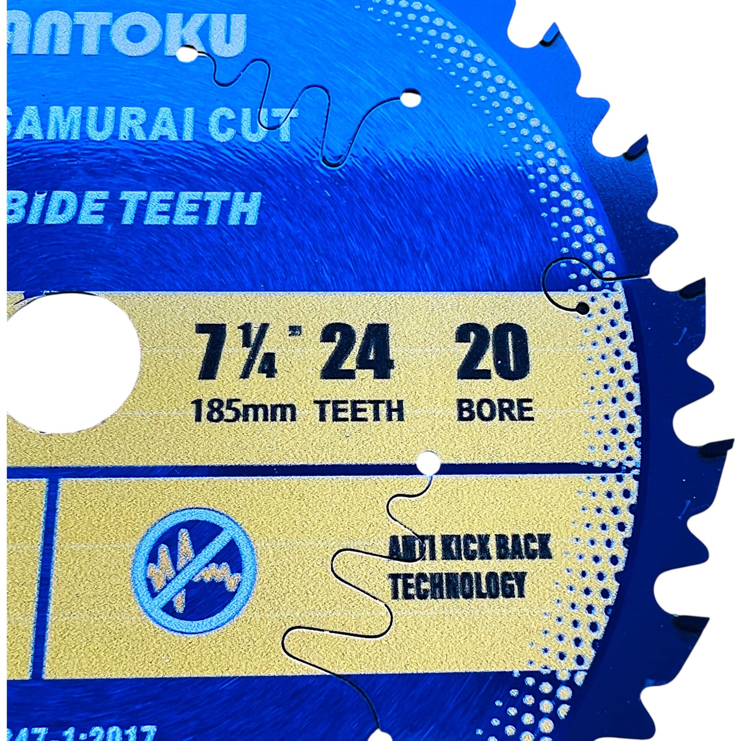 Santoku 7 1/4" (185mm) x 24Teeth WOOD Cut Circular Saw Blade Ripping / Framing