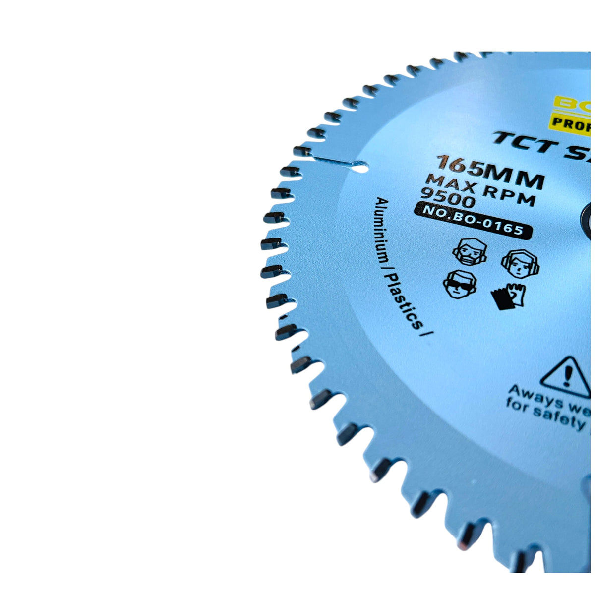 BOLAMAR 6 1/2" (165mm) x 60Teeth ALUMINIUM Cutting Circular Saw Blade