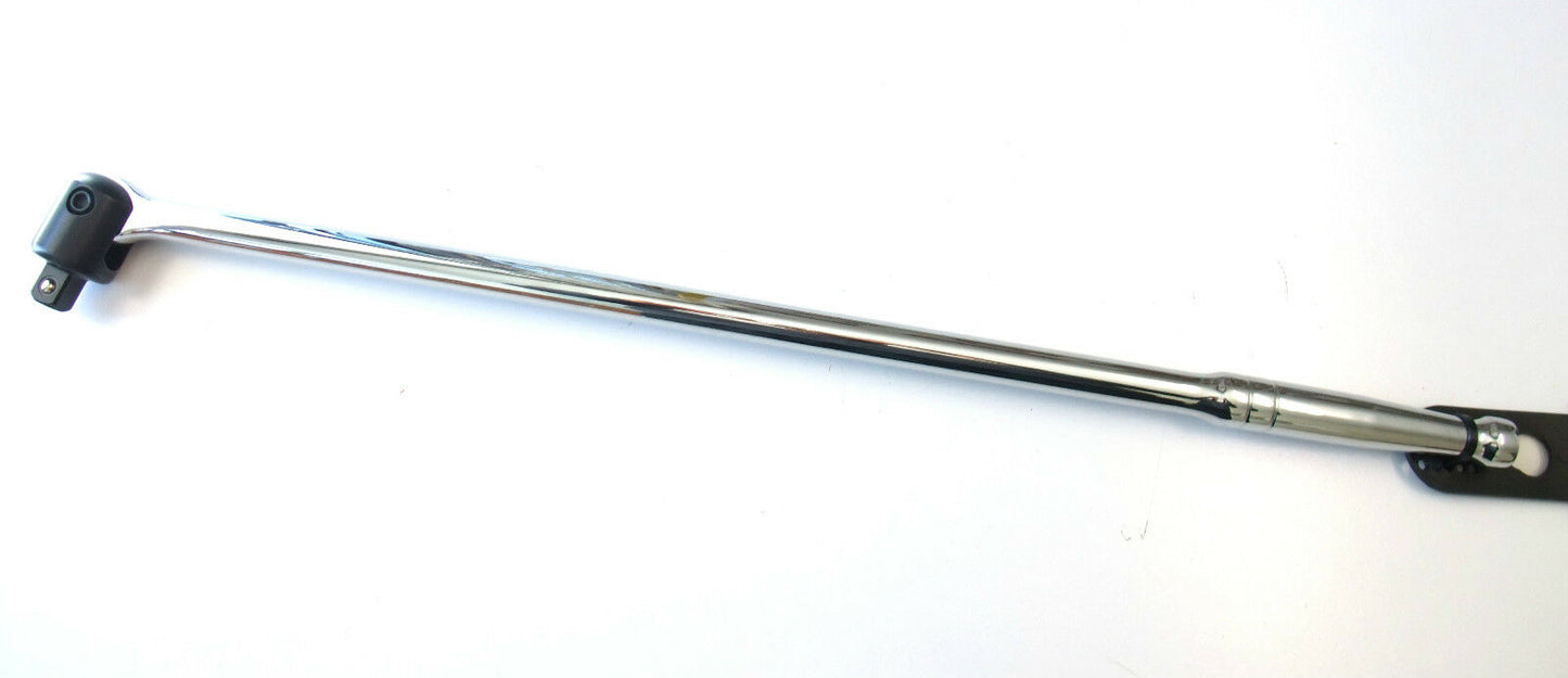 1/2" x 23" (59cm breaker bar, large head socket non ratchet CR-V Steel (Taiwan)