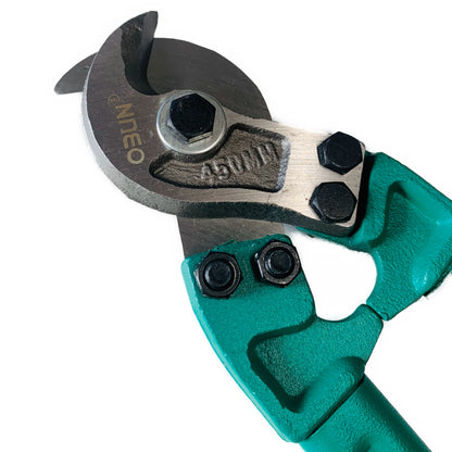 18" (450mm) Hand Cable Cutter Plier, Lead and Rubber Wrapped Aluminium & Copper