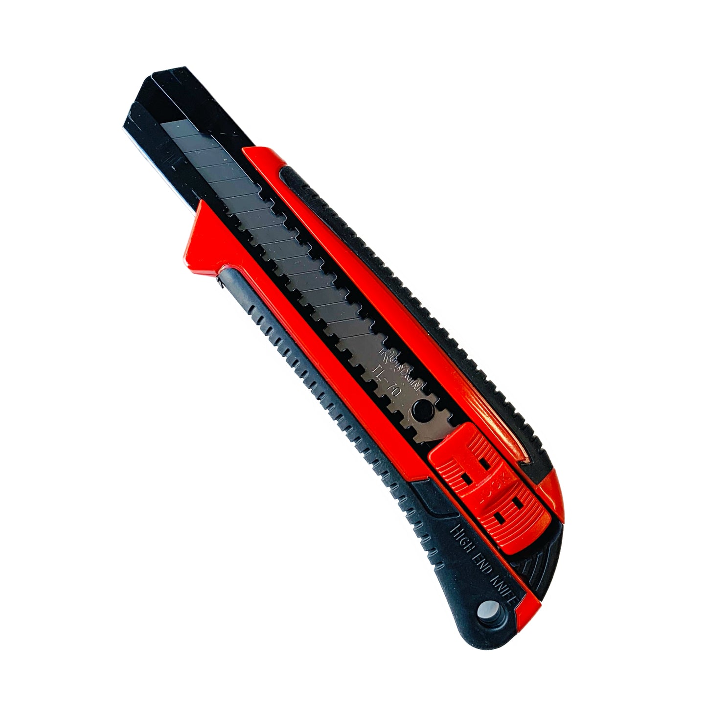 Utility Knife ( 25mm ) Long Snap Off Blade , Retractable Box Cutter Rubber Grip