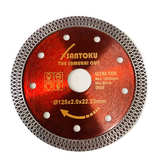 5" (125mm) SANTOKU Ultra-thin Turbo Diamond Blade for Stone ,Tiles ,Concrete +++