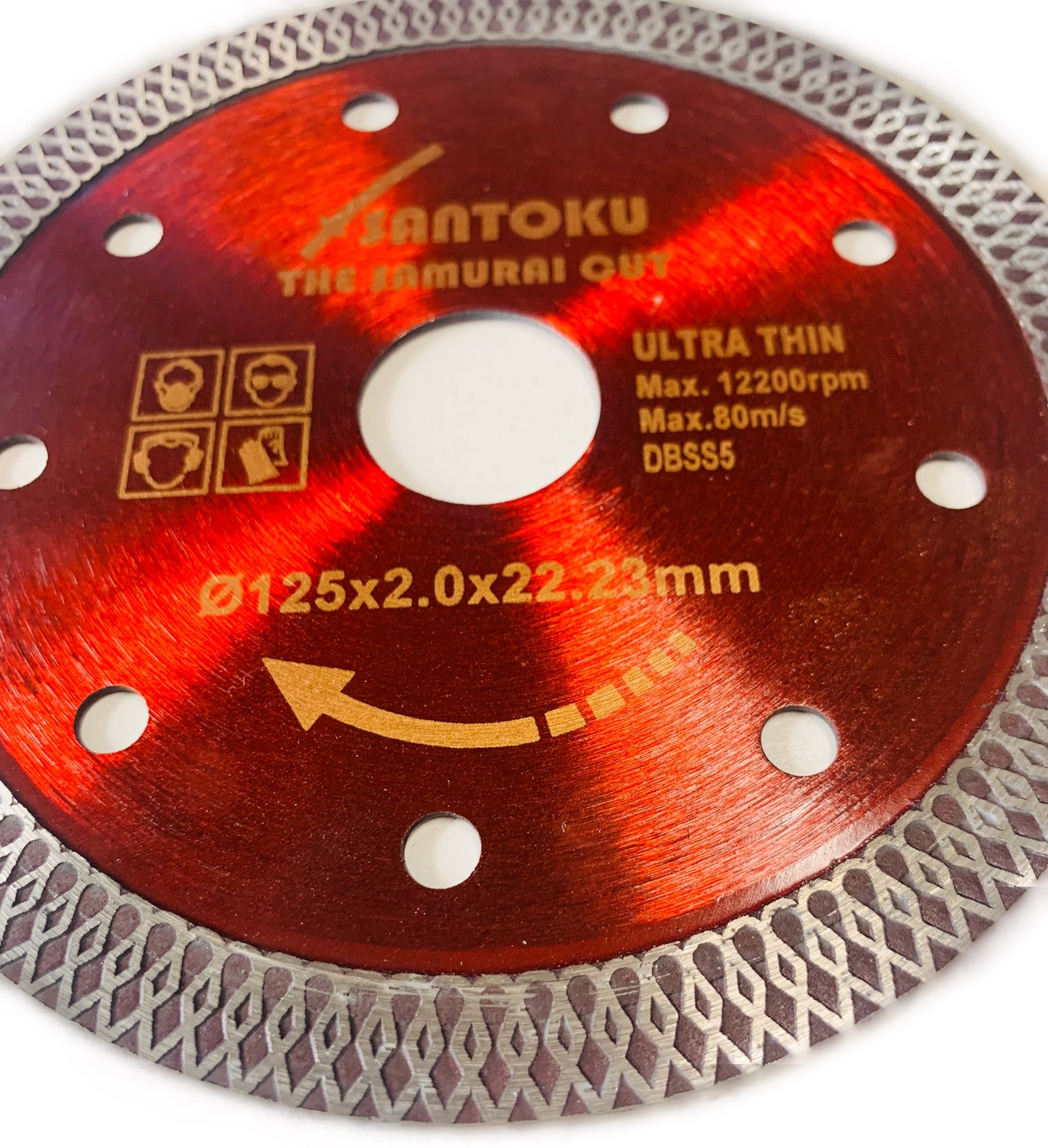 4" (105mm) SANTOKU Ultra-thin Turbo Diamond Blade for Stone ,Tiles ,Concrete +