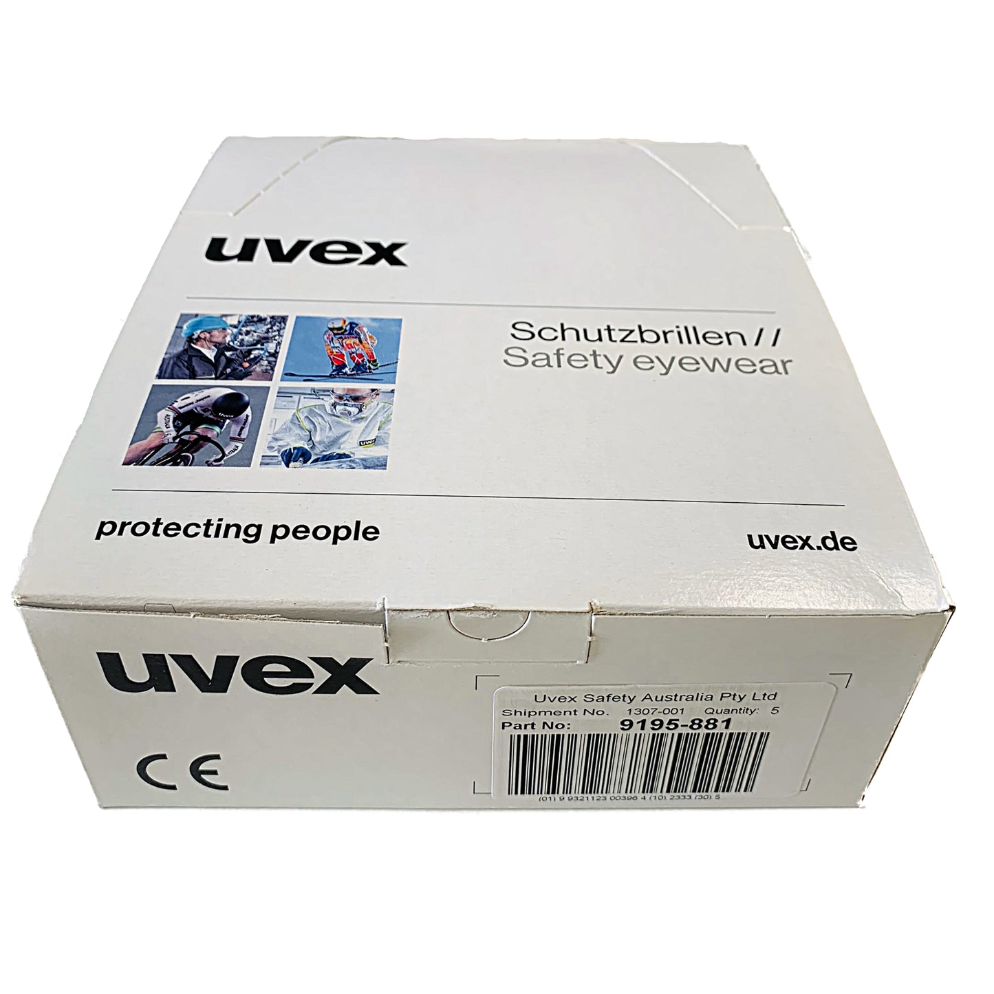 Uvex Skyper Germany 9195-881 Safety Glasses. German made AU approved