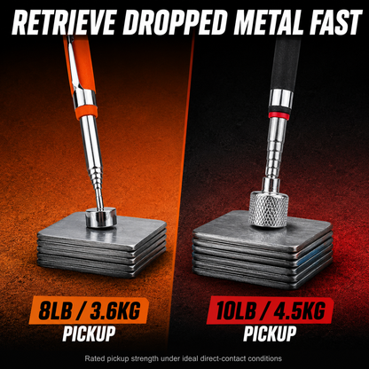 Telescopic Magnetic Pickup Tool 8lb or 10lb Extendable to 26"