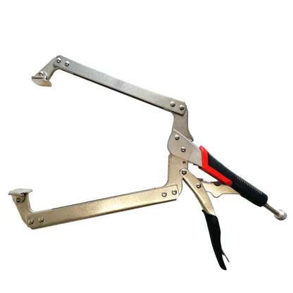 11" (280mm) to 18" (457mm) C-Clamp Locking Plier, Swivel Pads, Vice Grip