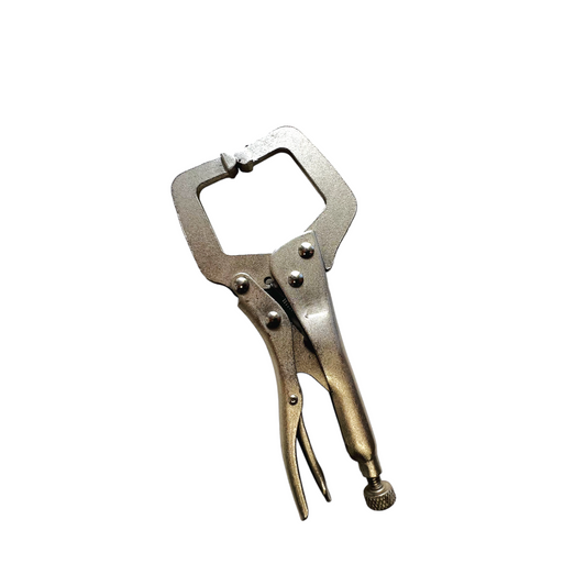 6" (150mm) Locking Plier C-Clamp , Fixed Head Vice Grips , Forged Steel