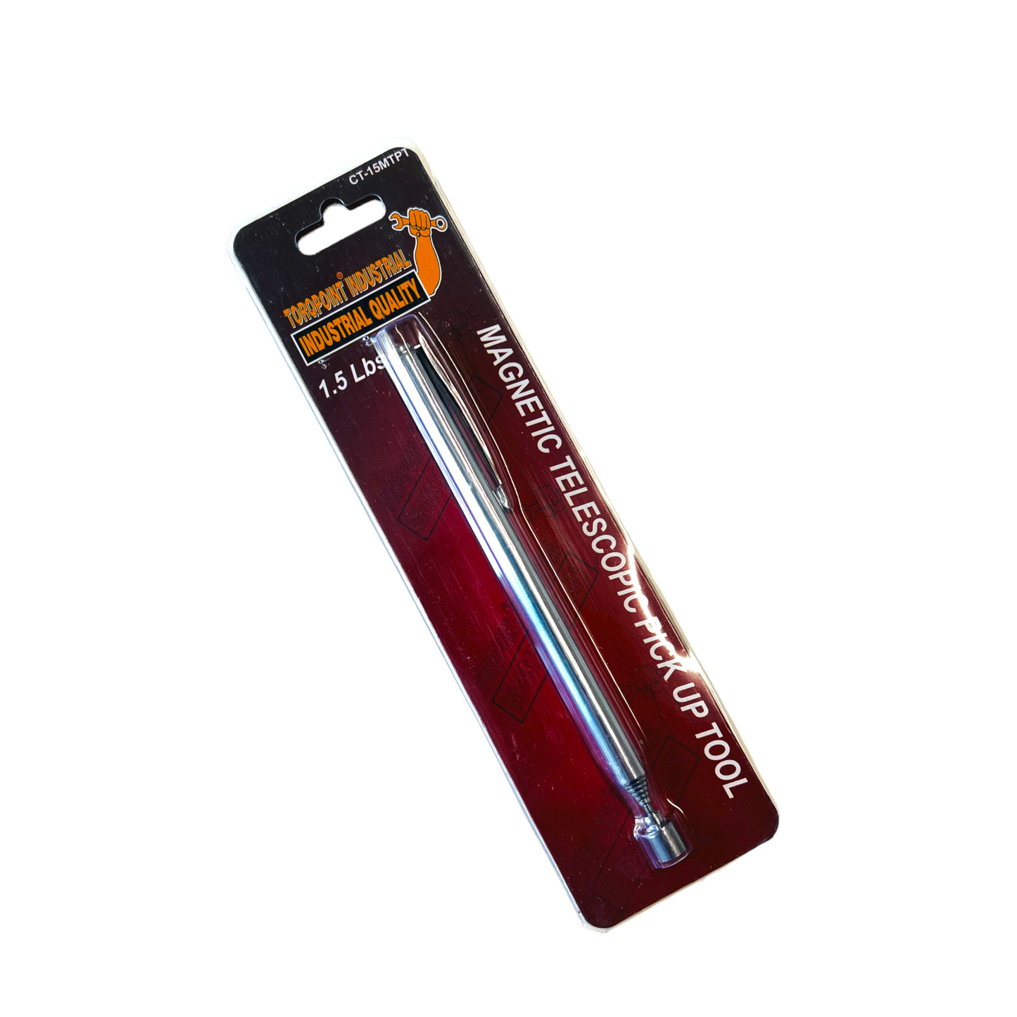 Telescopic Magnetic Pick Up Tool 1.5lb (0.7kg) - 16lb (7.2kg) Pocket Clip Pen