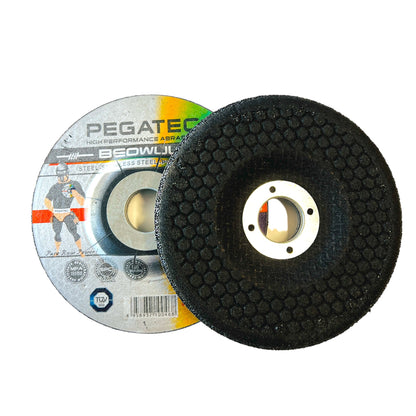 PEGATEC 5" (125mm) x 8mm THICK Grinding Disc Wheel Inox Stainless Steel