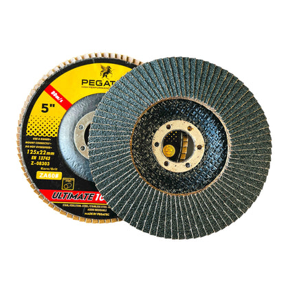 5" (125mm) Flap Disc, Abrasive Flap Wheel , Sanding Disc 60/80 Grit Type 29