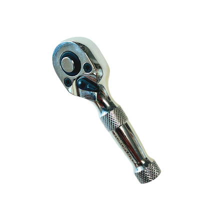 1/4, 3/8 , 1/2" Dr. Stubby Ratchet Handle , Mini , Quick Release CR-V , Made in TAIWAN