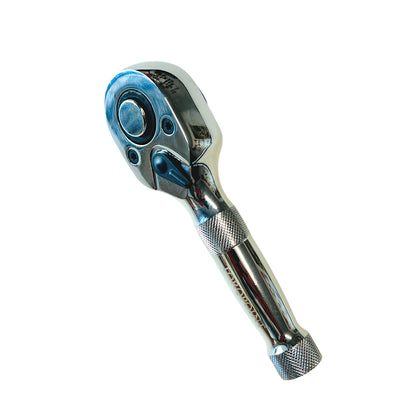 1/4, 3/8 , 1/2" Dr. Stubby Ratchet Handle , Mini , Quick Release CR-V , Made in TAIWAN