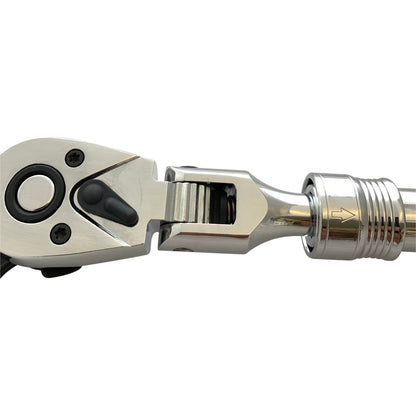 3/8" Dr. TAIWAN MADE Flexible Extendable Ratchet Handle Adjustable 25- 35cm