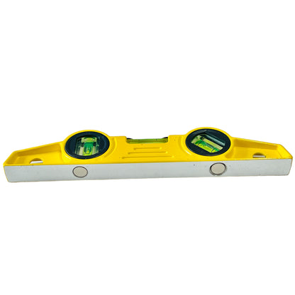 10" (245mm) Magnetic Torpedo Spirit Level 3 Vial Stabila Bridge Style