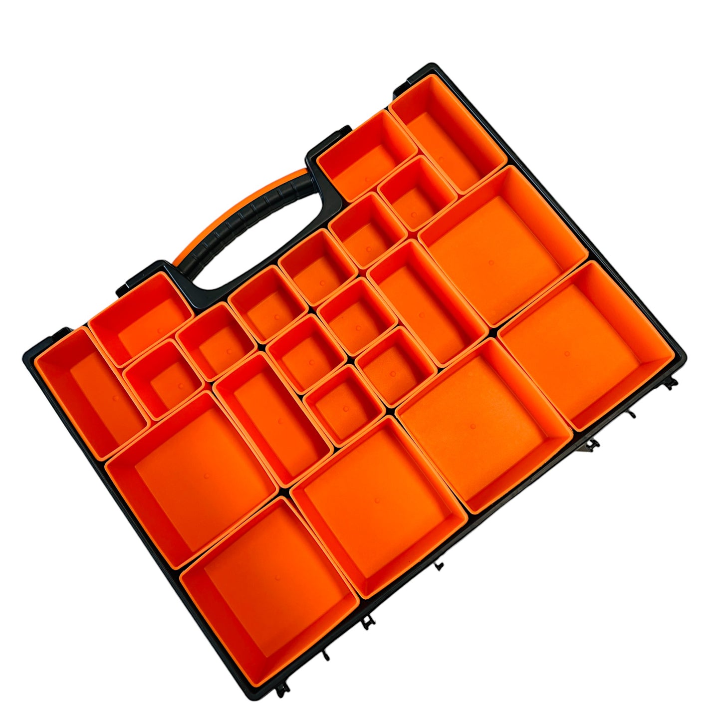 22PCS Compartment Tool Parts Screw Organiser Tubs Box 41cm Removable Storage Box