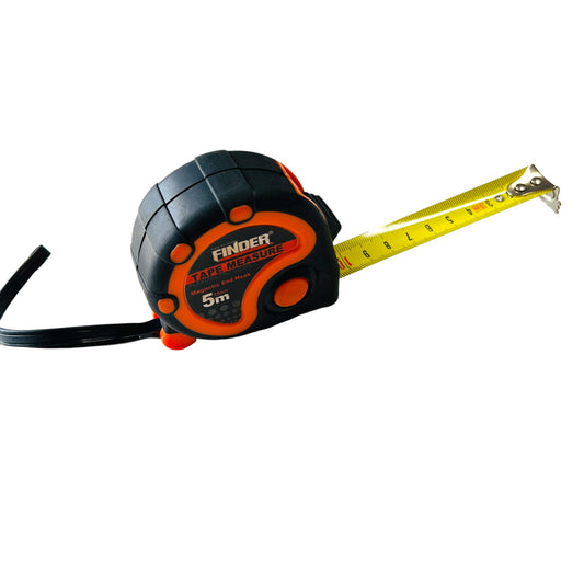 FINDER 5m x 19mm Magnetic Measuring Tape 3-way Locking function , Tape Measure