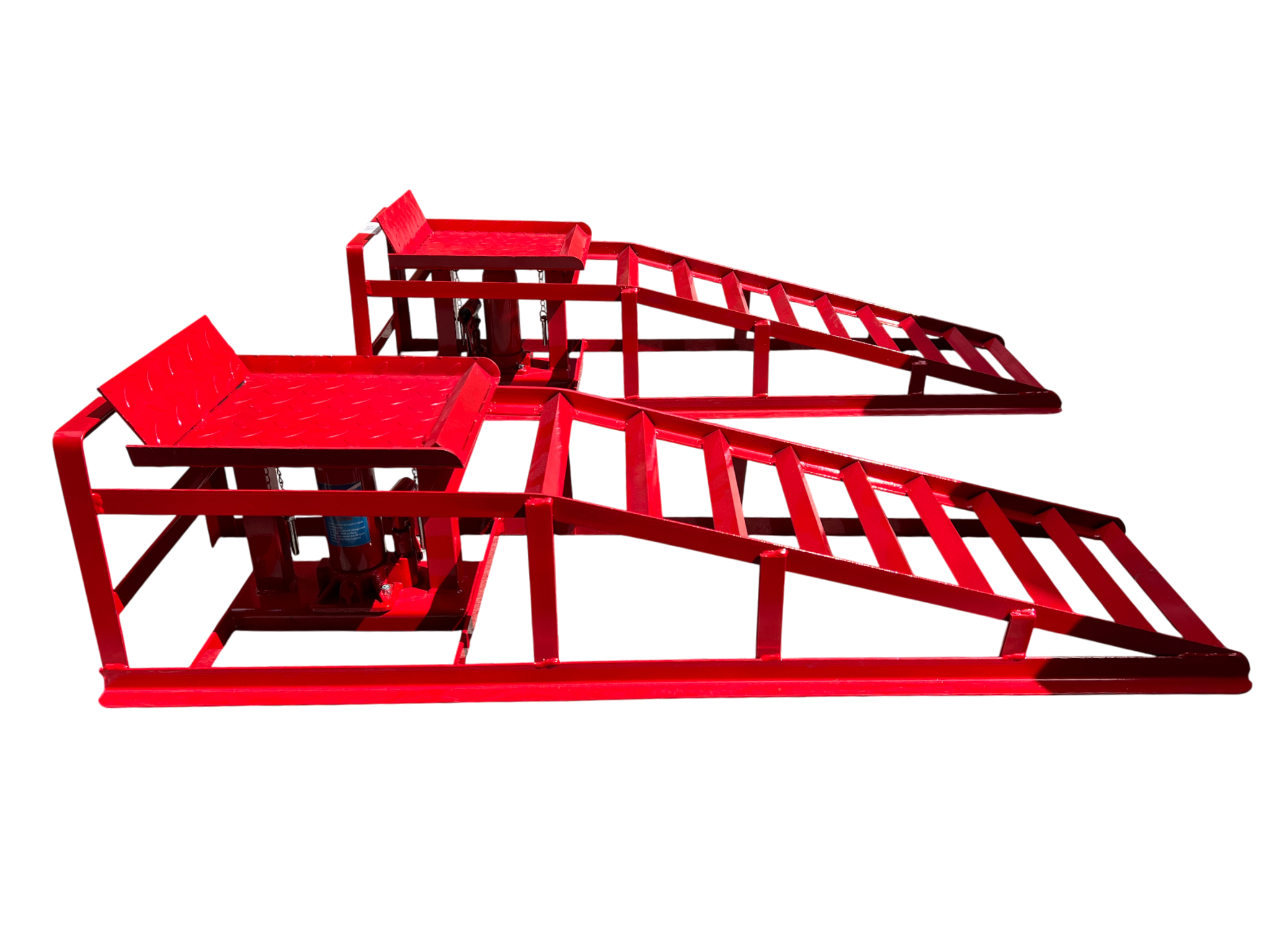 3 Tonne Hydraulic Car Ramps Set with Bottle Jack Lift – Torqpoint Tools
