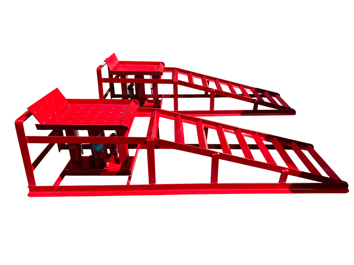 3 Tonne Hydraulic Car Ramps Set with Bottle Jack Lift
