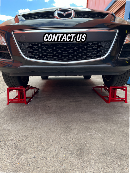 3 Tonne Hydraulic Car Ramps Set with Bottle Jack Lift