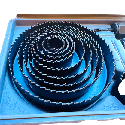 16pcs  Hole Saw Kit, 19mm-127mm  Wood, Plaster , Plastic , Drywall