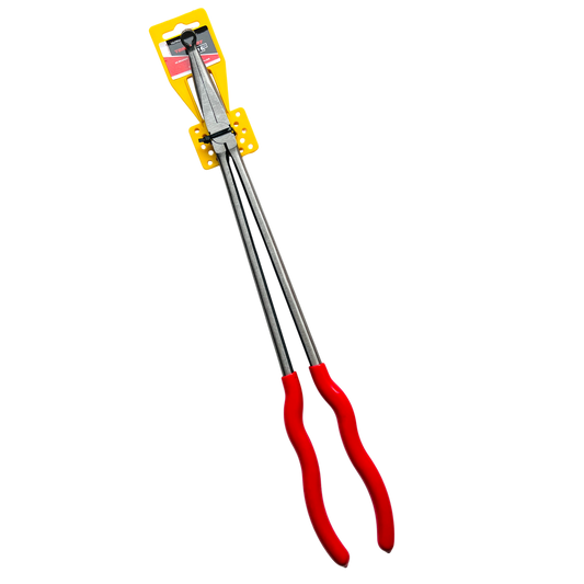 16" (406mm) 45 degree 6mm-RING Nose Hose Grip Plier , Pvc Grip , Grooved Jaw