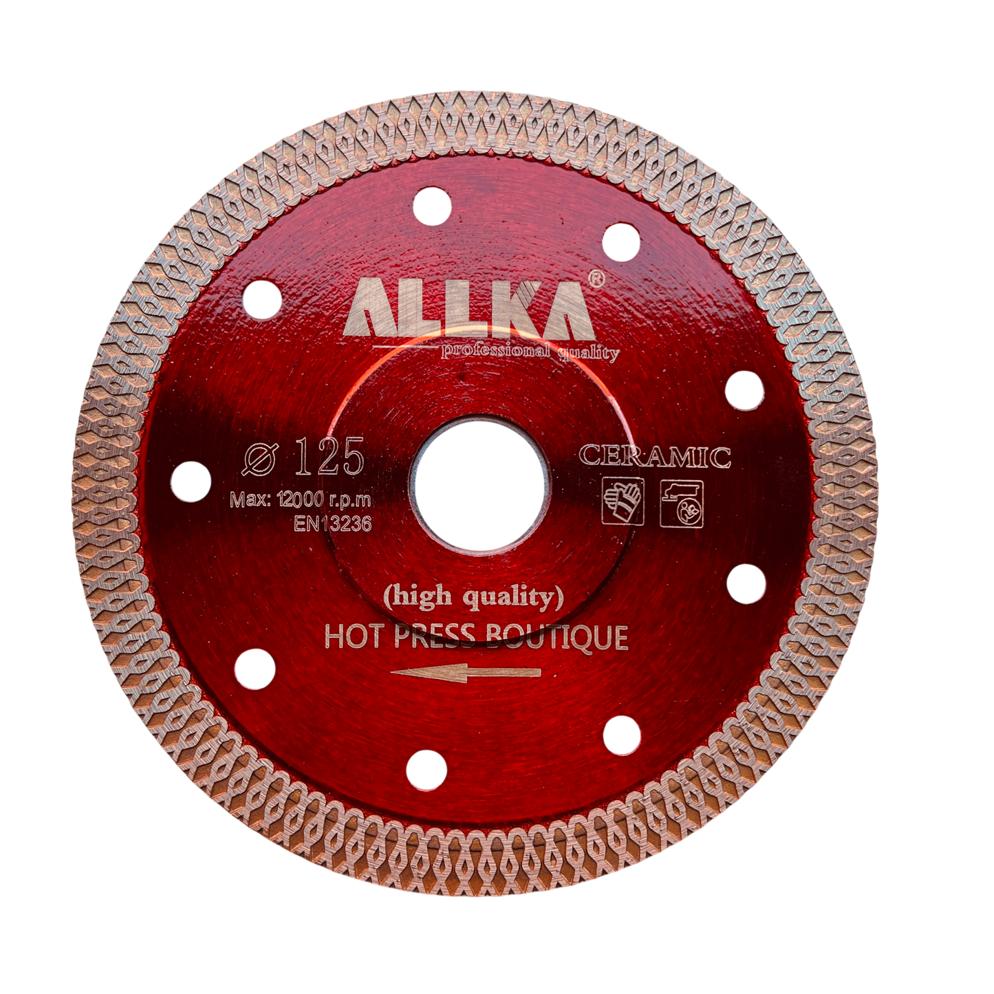 5" (125mm) ALLKA Ultra-thin Turbo Diamond Blade for Stone ,Tiles ,Concrete +++