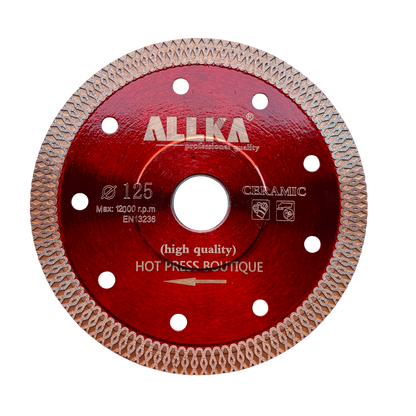 5" (125mm) ALLKA Ultra-thin Turbo Diamond Blade for Stone ,Tiles ,Concrete +++