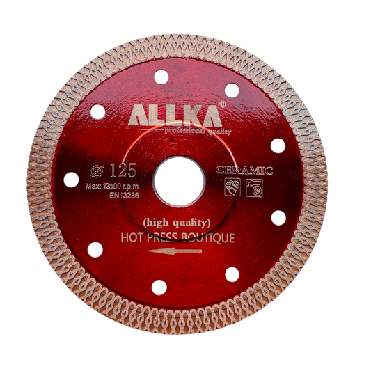 5" (125mm) ALLKA Ultra-thin Turbo Diamond Blade for Stone ,Tiles ,Concrete +++