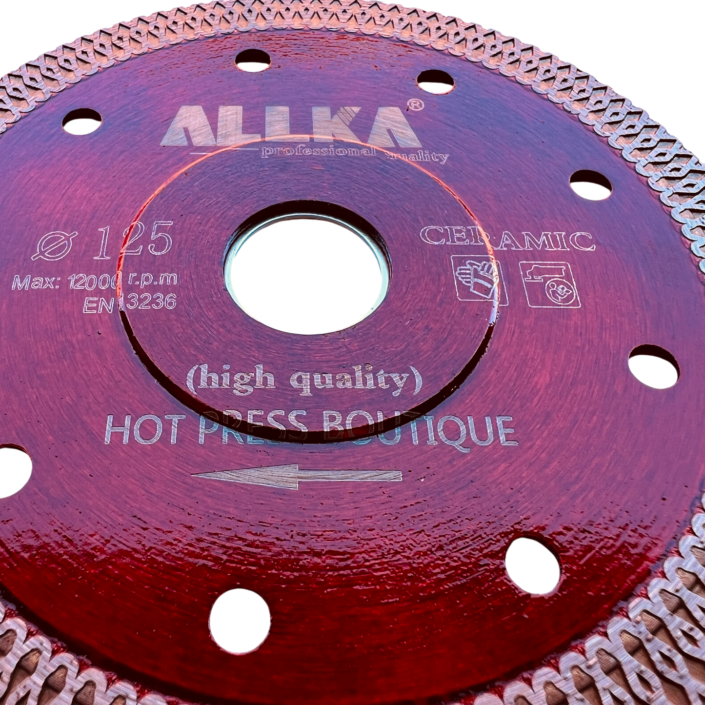 5" (125mm) ALLKA Ultra-thin Turbo Diamond Blade for Stone ,Tiles ,Concrete +++