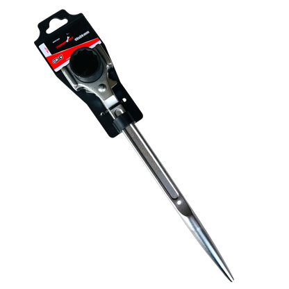 19x24mm SCAFFOLD & HAMMER Ratchet Podger Spanner Wrench