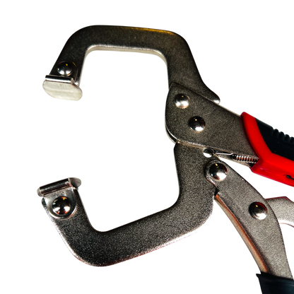 6" , 11" , 18" C-Clamp Locking Plier, Swivel Pads, Vice Grip