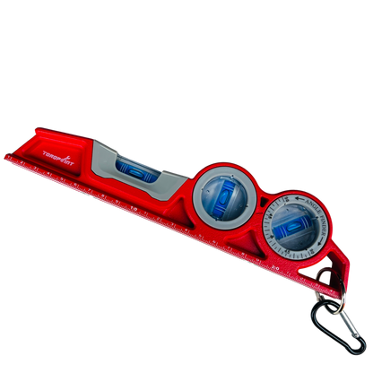 10" (250mm) Adjustable Magnetic Torpedo Spirit Level 3 Vial Stabila Bridge Style