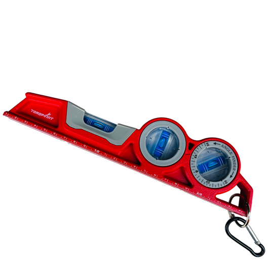 10" (250mm) Adjustable Magnetic Torpedo Spirit Level 3 Vial Stabila Bridge Style