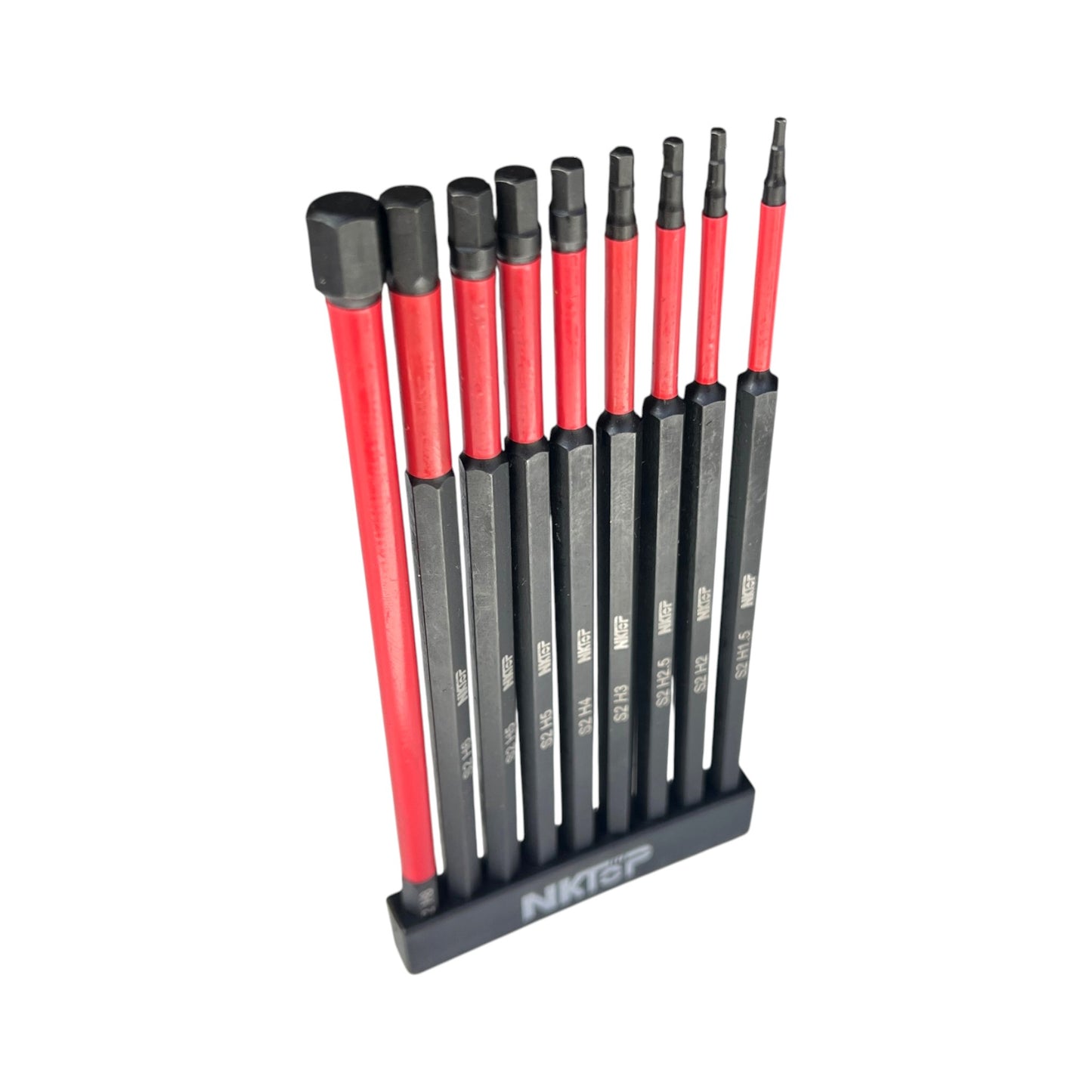 9pc Hex Impact Power Bit Set Metric S2 Steel 75/150mm NKTOP