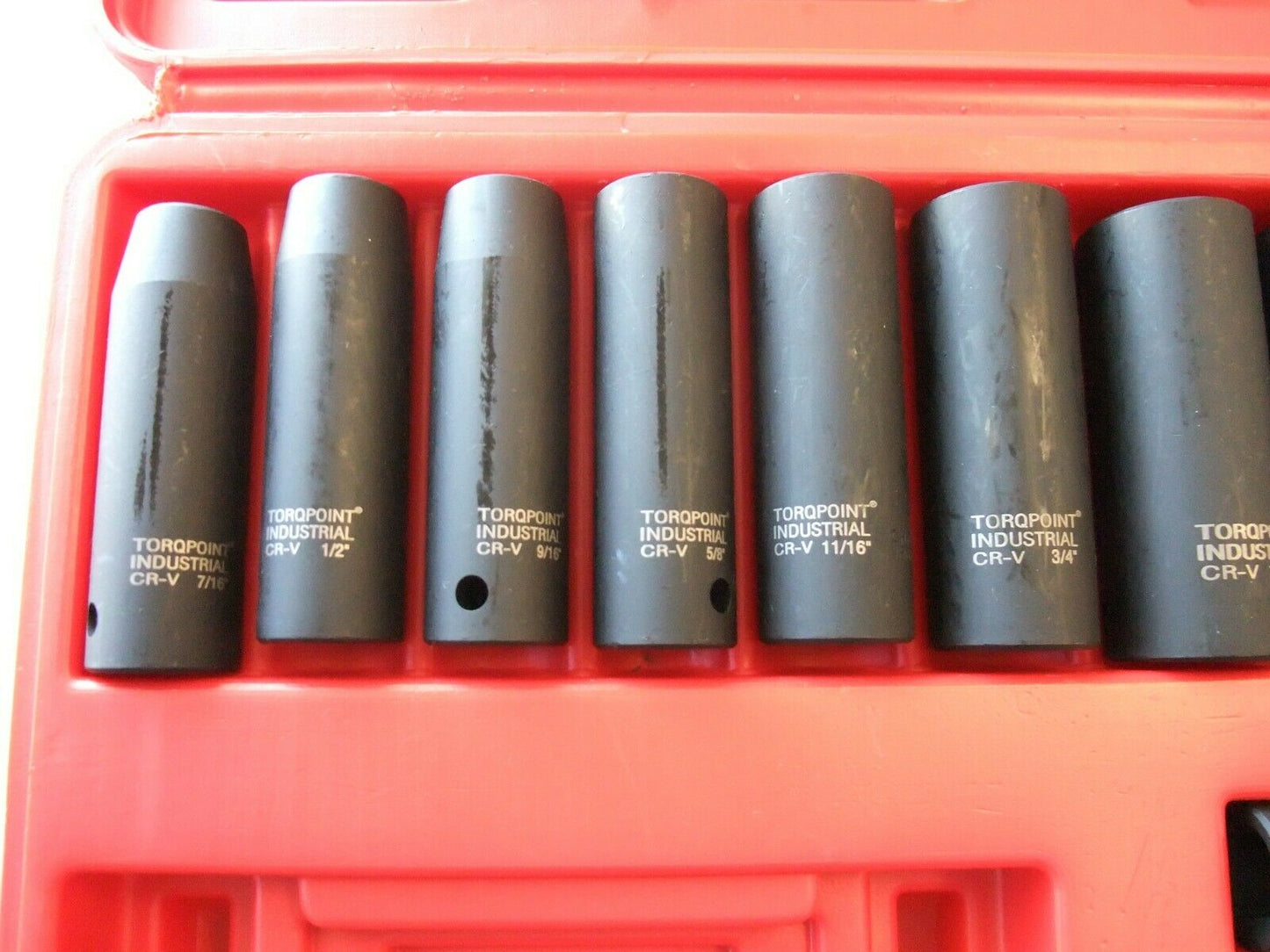 14pcs 1/2" Drive Deep Impact Socket Set SAE 3/8"-1 1/4" , Taiwan , Air & battery