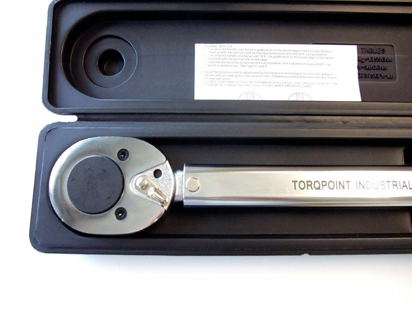 3/4" Dr. Click Adjustable Torque Wrench 51.6-309.8 Ft/lbs (70-420nm)Taiwan 67cm