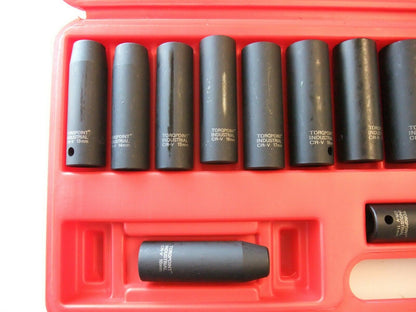 16pcs 1/2" Drive Deep Impact Socket Set METRIC 10-32mm , Taiwan , Air & battery