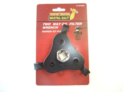 2 way 3 Leg Oil Filter Remover Wrench 63-102 mm Adapter use with ratchet breaker