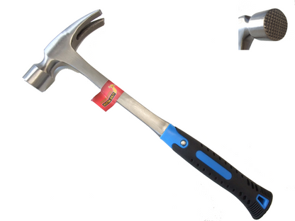 22oz 620g Steel Rip Straight Claw Framing Hammer Multi Use Milled Head ERGO GRIP