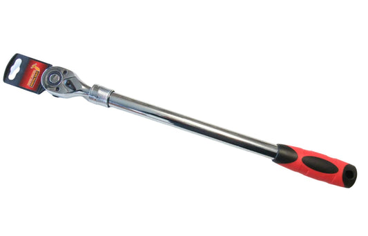 1/2" Drive extendable socket ratchet wrench 45.5cm-- 60cm, CR-V STEEL, XTRA LONG